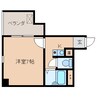 近鉄難波線・奈良線/近鉄奈良駅 徒歩2分 4階 築21年 1Kの間取り