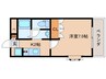 大和路線・関西本線/木津駅 徒歩10分 2階 築21年 1Kの間取り