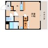 大和路線・関西本線/木津駅 徒歩15分 2階 築19年 1Rの間取り