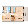 近鉄難波線・奈良線/近鉄奈良駅 バス:18分:停歩3分 1階 築19年 2LDKの間取り