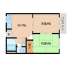 近鉄難波線・奈良線/近鉄奈良駅 バス:5分:停歩5分 2階 築36年 2DKの間取り