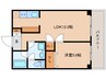 近鉄難波線・奈良線/新大宮駅 徒歩3分 4階 築51年 1LDKの間取り
