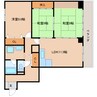 近鉄難波線・奈良線/新大宮駅 徒歩4分 2階 築38年 3LDKの間取り