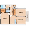 大和路線・関西本線/奈良駅 バス:7分:停歩9分 2階 築19年 2LDKの間取り