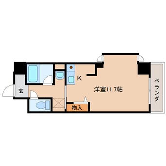 間取図 近鉄難波線・奈良線/近鉄奈良駅 徒歩7分 2階 築17年