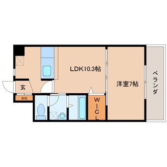 間取図 近鉄難波線・奈良線/新大宮駅 徒歩6分 4階 築18年