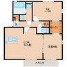 近鉄難波線・奈良線/近鉄奈良駅 バス:15分:停歩5分 2階 築18年 2LDKの間取り