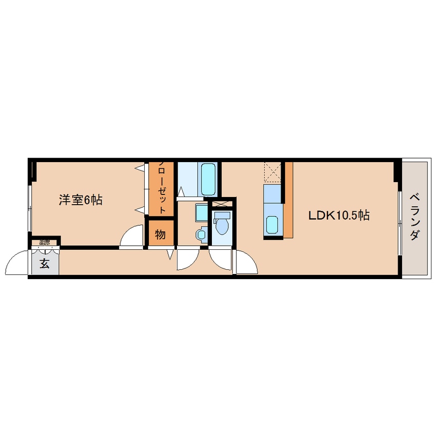 間取図 近鉄難波線・奈良線/近鉄奈良駅 バス15分木津南ソレイユ下車:停歩9分 2階 築17年