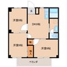 近鉄難波線・奈良線/近鉄奈良駅 バス:13分:停歩3分 1階 築31年 3DKの間取り