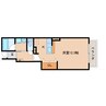 近鉄難波線・奈良線/新大宮駅 徒歩18分 1階 築17年 1Rの間取り