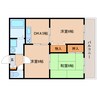 近鉄難波線・奈良線/新大宮駅 徒歩7分 2階 築32年 3DKの間取り