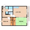 近鉄難波線・奈良線/近鉄奈良駅 徒歩12分 5階 築28年 2LDKの間取り