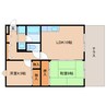 近鉄難波線・奈良線/近鉄奈良駅 徒歩12分 1階 築28年 2LDKの間取り