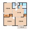 大和路線・関西本線/加茂駅 徒歩8分 1階 築27年 3DKの間取り