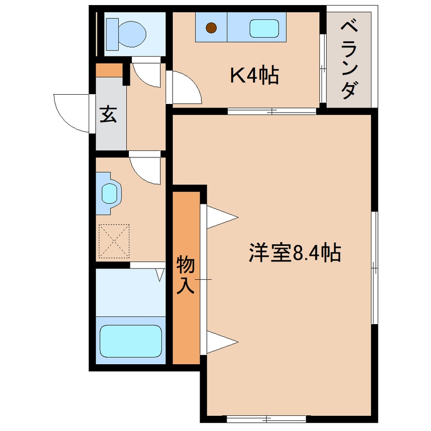 間取図 近鉄難波線・奈良線/近鉄奈良駅 徒歩10分 3階 築27年