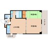 近鉄難波線・奈良線/新大宮駅 徒歩8分 6階 築31年 1LDKの間取り