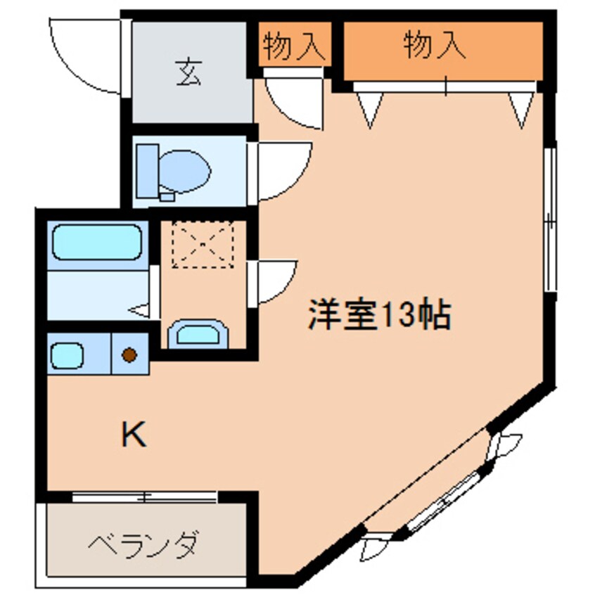 間取図 近鉄難波線・奈良線/新大宮駅 徒歩4分 3階 築25年