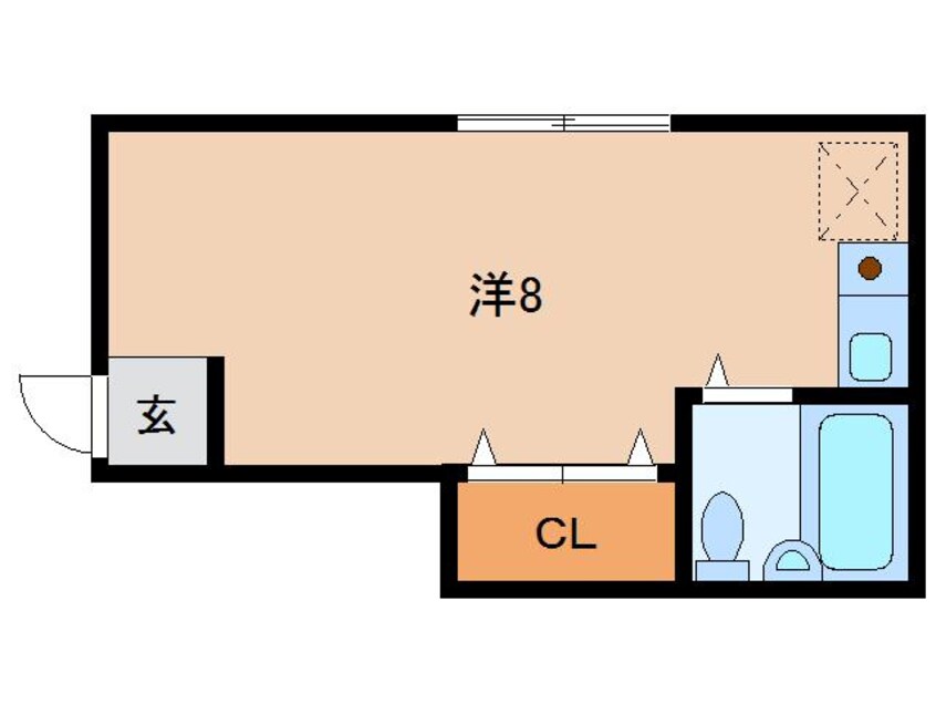 間取図 近鉄難波線・奈良線/新大宮駅 徒歩16分 1階 築34年