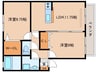 近鉄難波線・奈良線/新大宮駅 徒歩20分 2階 築17年 2LDKの間取り