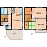 近鉄難波線・奈良線/新大宮駅 徒歩20分 1-2階 築16年 2LDK+Sの間取り