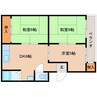 近鉄難波線・奈良線/新大宮駅 徒歩9分 2階 築41年 3DKの間取り