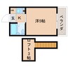 近鉄難波線・奈良線/新大宮駅 徒歩6分 1階 築38年 1Kの間取り