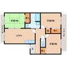近鉄難波線・奈良線/新大宮駅 徒歩20分 3階 築25年 3DKの間取り