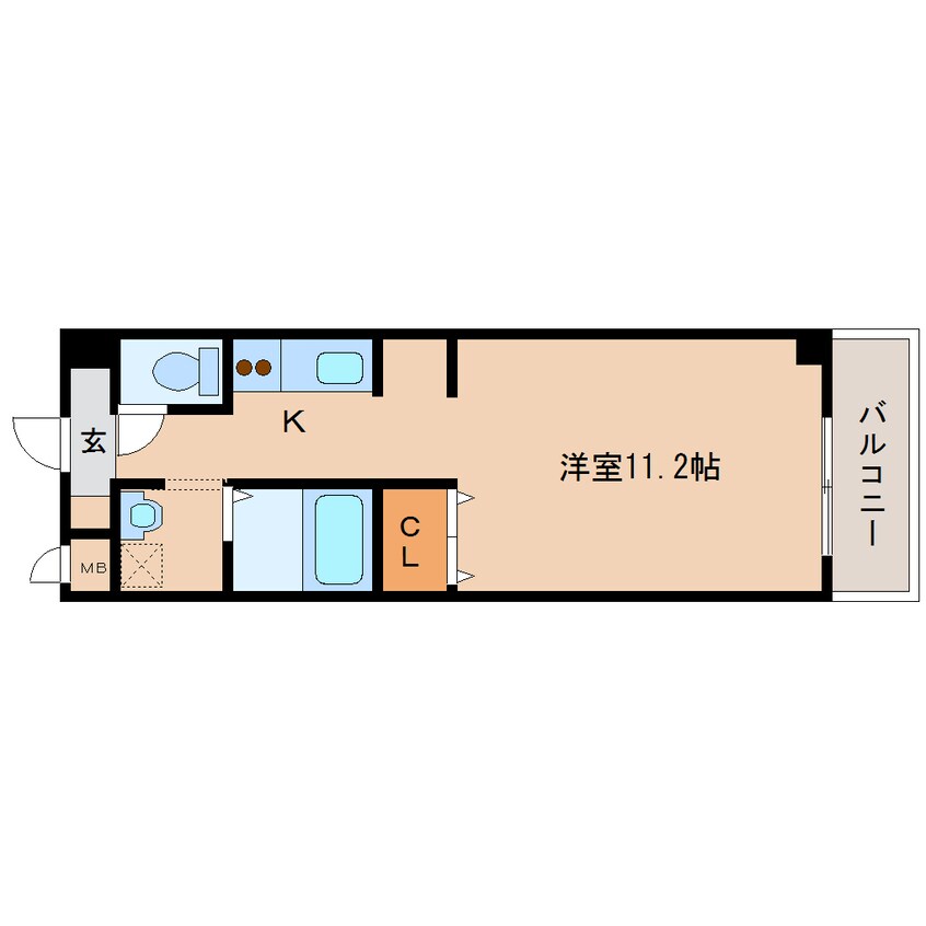 間取図 大和路線・関西本線/奈良駅 徒歩5分 4階 築17年