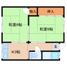 近鉄難波線・奈良線/新大宮駅 徒歩10分 1階 築51年 2Kの間取り