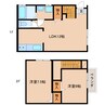 大和路線・関西本線/奈良駅 バス:15分:停歩5分 1階 築21年 2LDKの間取り