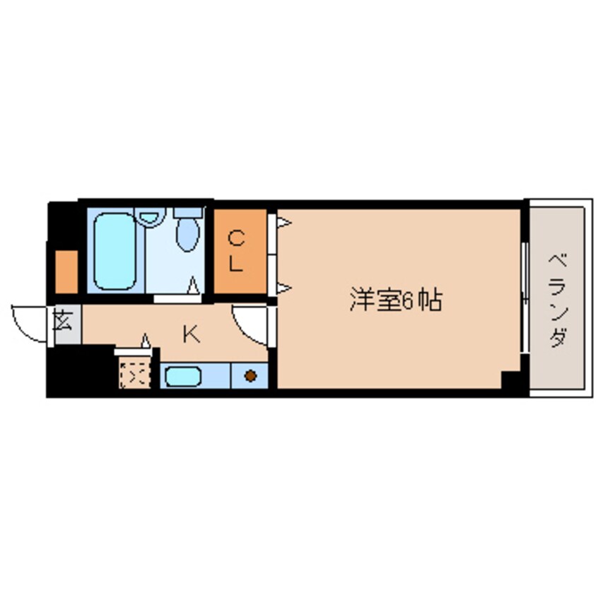 間取図 大和路線・関西本線/奈良駅 徒歩5分 5階 築33年