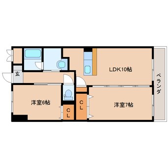 間取図 大和路線・関西本線/奈良駅 徒歩11分 1階 築11年