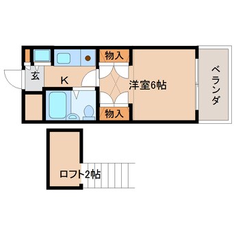 間取図 大和路線・関西本線/奈良駅 徒歩5分 4階 築32年