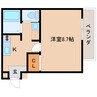 近鉄難波線・奈良線/新大宮駅 徒歩2分 2階 築12年 1Kの間取り