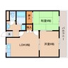 奈良線/棚倉駅 徒歩3分 2階 築25年 2LDKの間取り