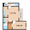 奈良線/奈良駅 徒歩5分 2階 築11年 1LDKの間取り