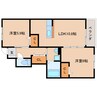 近鉄難波線・奈良線/新大宮駅 徒歩18分 1階 築11年 2LDKの間取り