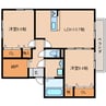 奈良線/上狛駅 徒歩9分 2階 築10年 2LDK+Sの間取り