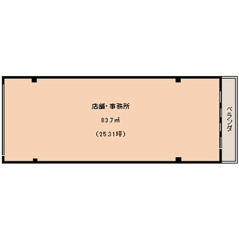 間取図 近鉄難波線・奈良線/新大宮駅 徒歩12分 1階 築38年