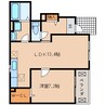 大和路線・関西本線/木津駅 徒歩14分 1階 築10年 1LDKの間取り