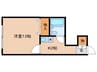 近鉄難波線・奈良線/近鉄奈良駅 徒歩2分 5階 築39年 1Kの間取り