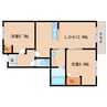 大和路線・関西本線/木津駅 徒歩20分 1階 築10年 2LDKの間取り