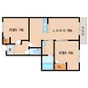 大和路線・関西本線/木津駅 徒歩20分 1階 築10年 2LDKの間取り