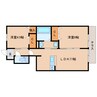 近鉄難波線・奈良線/近鉄奈良駅 バス:17分:停歩1分 1階 築10年 2LDKの間取り