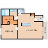 大和路線・関西本線/木津駅 徒歩23分 1階 築9年 1LDKの間取り