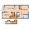 近鉄難波線・奈良線/新大宮駅 徒歩15分 2階 築8年 2LDKの間取り