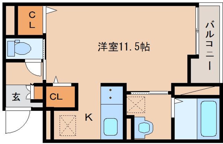 間取図 大和路線・関西本線/奈良駅 徒歩7分 1階 築8年