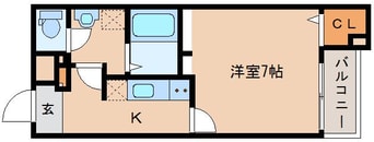 間取図 大和路線・関西本線/奈良駅 徒歩7分 4階 築8年
