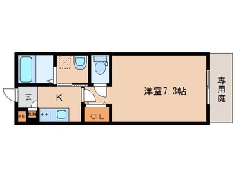 間取図 大和路線・関西本線/奈良駅 徒歩3分 1階 築8年