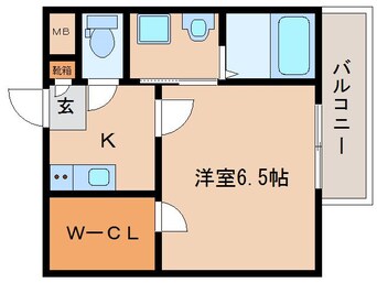 間取図 大和路線・関西本線/奈良駅 徒歩3分 2階 築6年